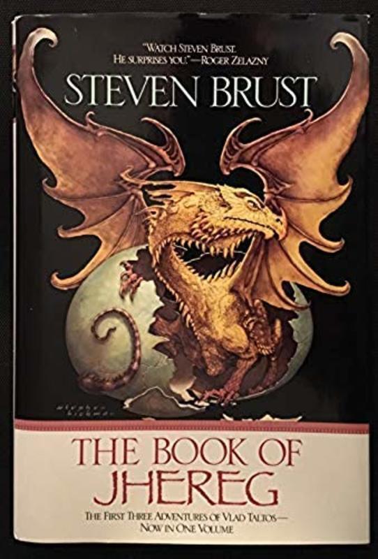Book cover for "The Book of Jhereg" by Steven Brust