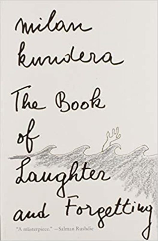 Book cover for "The Book of Laughter and Forgetting" by Milan Kundera