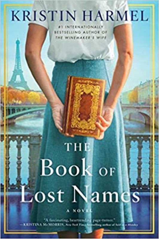 Book cover for "The Book of Lost Names" by Kristin Harmel