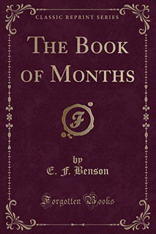 Book cover for "The Book of Months" by EF Benson