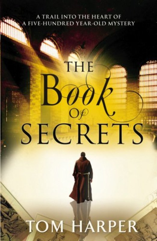 Book cover for "The Book of Secrets" by Tom Harper