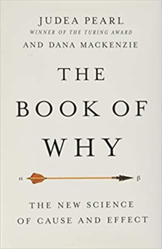 Book cover for "The Book of Why" by Judea Pearl