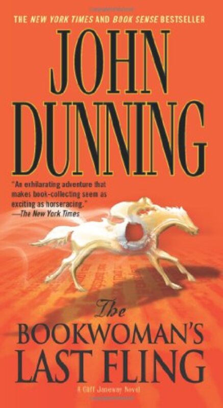 Book cover for "The Bookwoman's Last Fling" by John Dunning