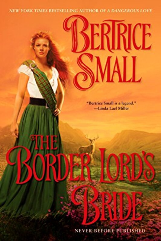 Book cover for "The Border Lord's Bride" by Bertrice Small