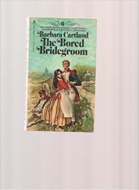 Book cover for "The Bored Bridegroom" by Barbara Cartland