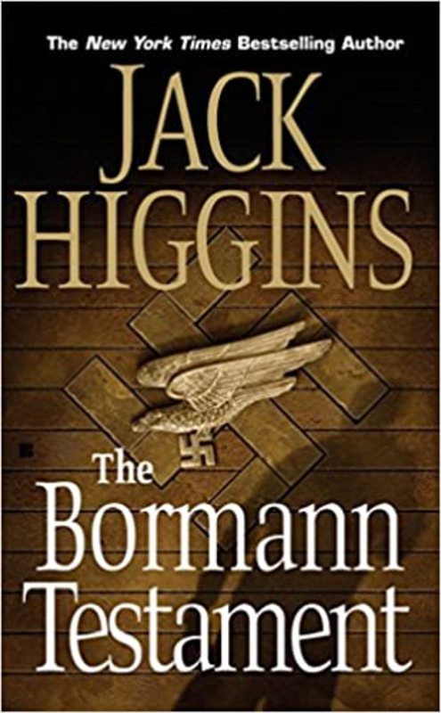 Book cover for "The Bormann Testament / The Testament of Caspar Schultz" by Jack Higgins
