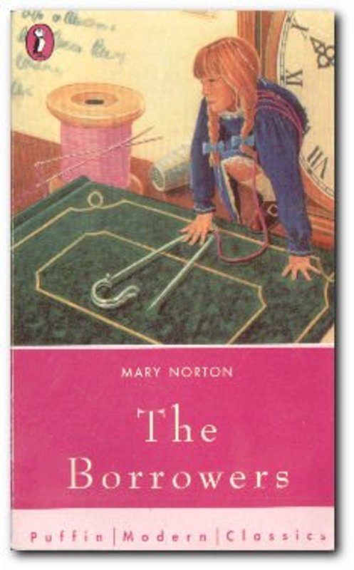 Book cover for "The Borrowers" by Sherwood Smith