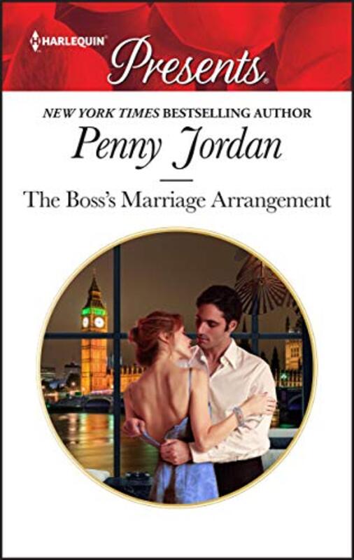 Book cover for "The Boss's Marriage Arrangement" by Penny Jordan