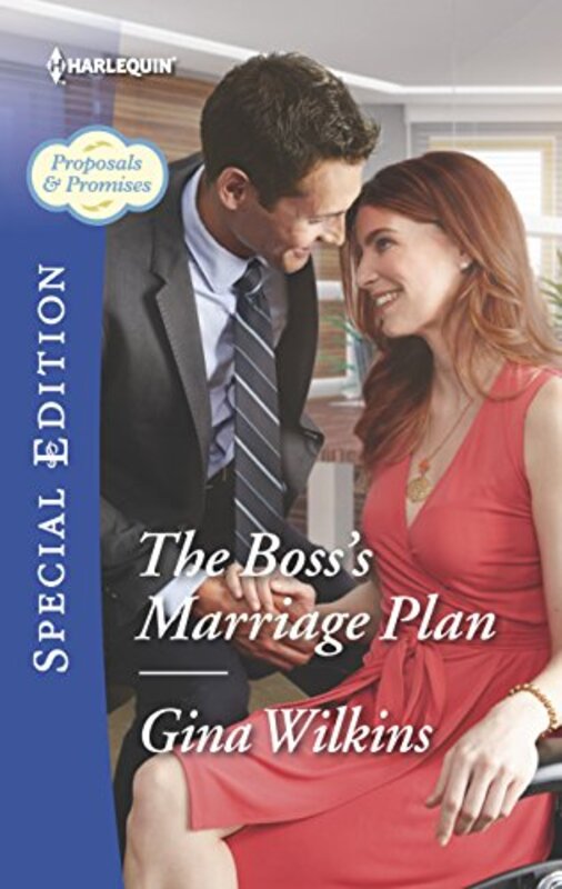 Book cover for "The Boss's Marriage Plan" by Gina Ferris Wilkins