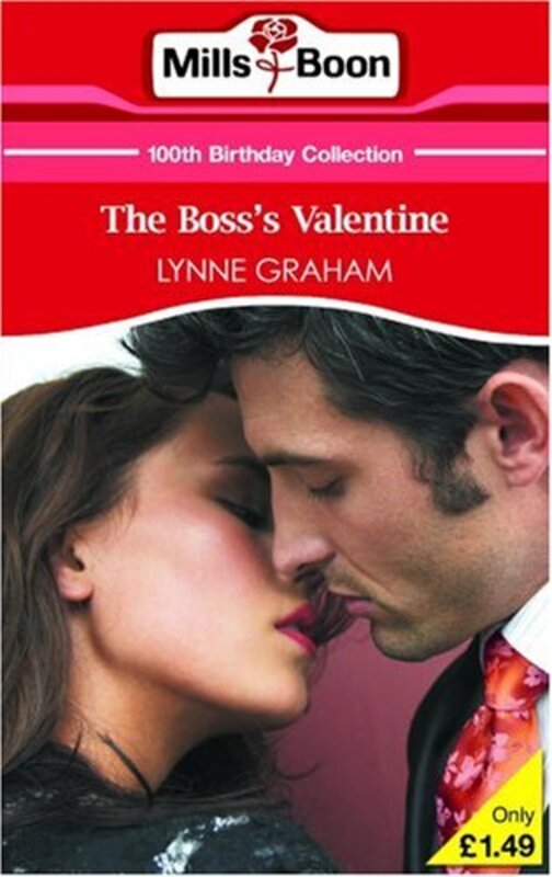 Book cover for "The Boss's Valentine" by Lynne Graham