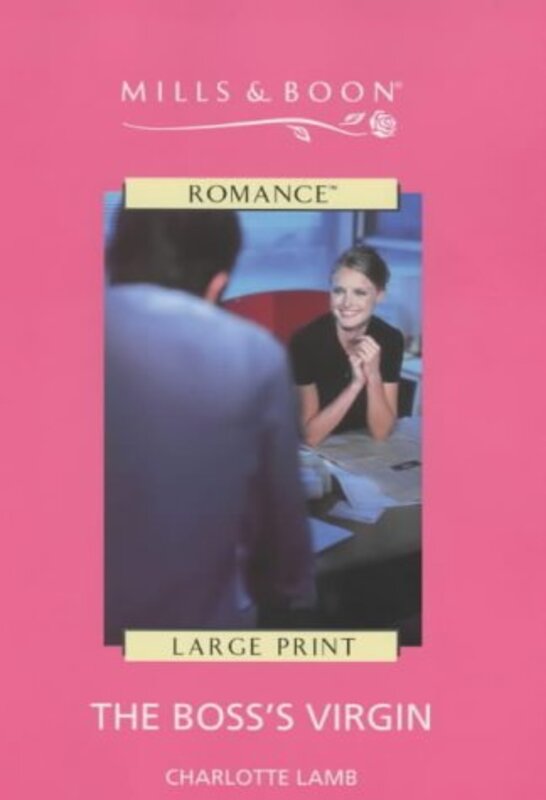 Book cover for "The Boss's Virgin" by Charlotte Lamb