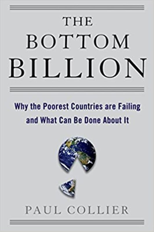 Book cover for "The Bottom Billion" by Paul Collier