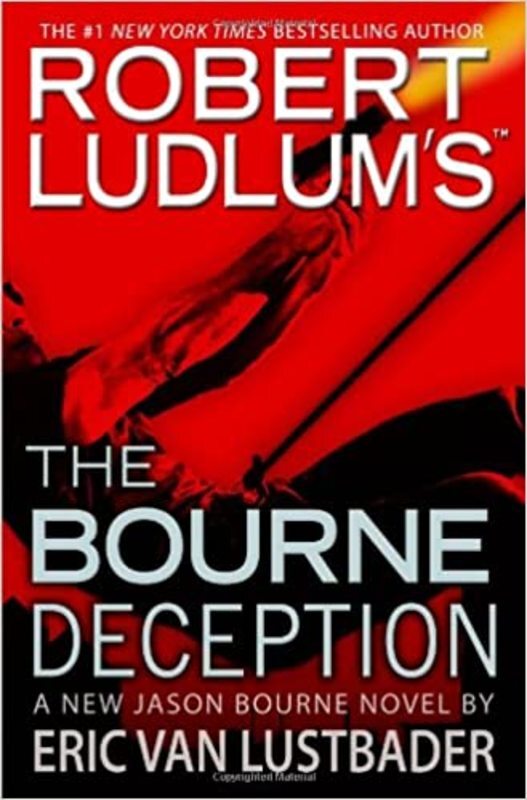 Book cover for "The Bourne Deception" by Eric Van Lustbader
