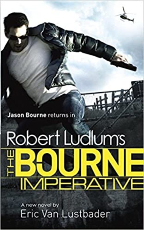 Book cover for "The Bourne Imperative" by Eric Van Lustbader