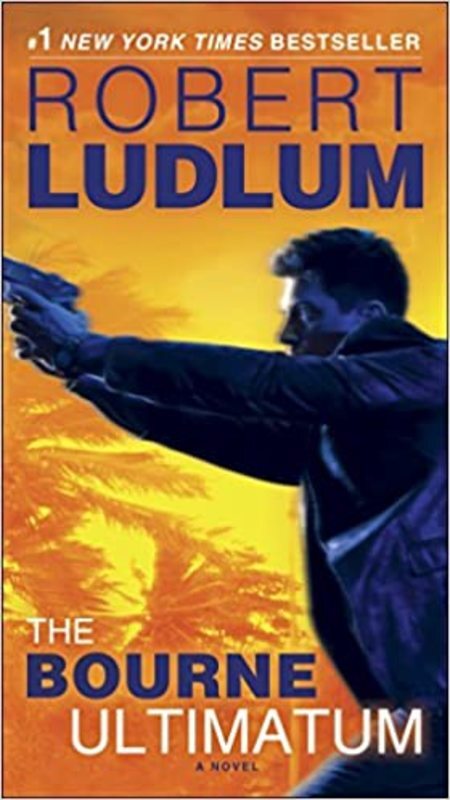 Book cover for "The Bourne Ultimatum" by Robert Ludlum