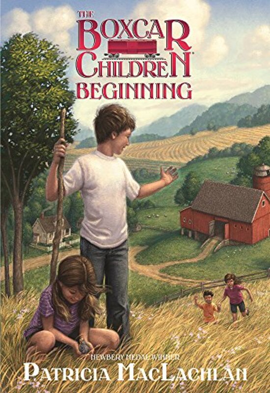 Book cover for "The Boxcar Children Beginning: The Aldens of Fair Meadow Farm" by Patricia MacLachlan