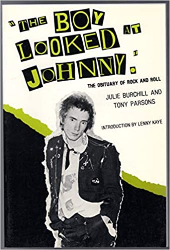 Book cover for "The Boy Looked at Johnny" by Tony Parsons
