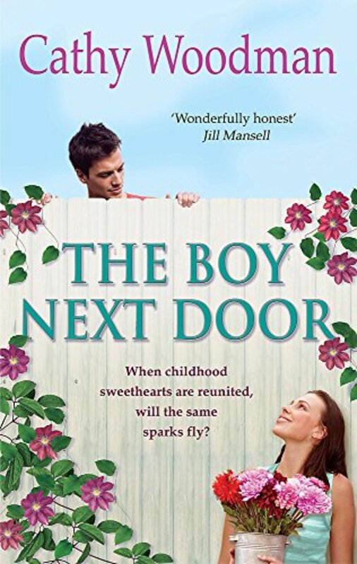 Book cover for "The Boy Next Door" by Cathy Woodman
