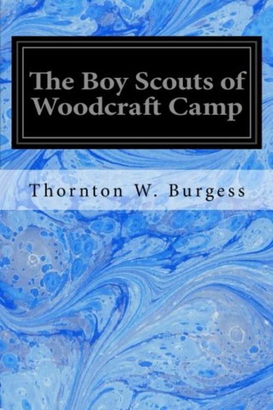 Book cover for "The Boy Scouts of Woodcraft Camp" by Thornton W Burgess