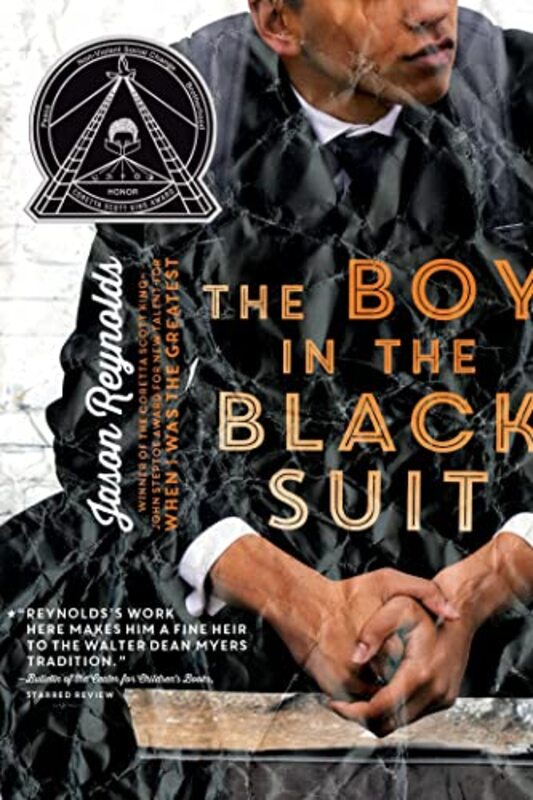 Book cover for "The Boy in the Black Suit" by Jason Reynolds