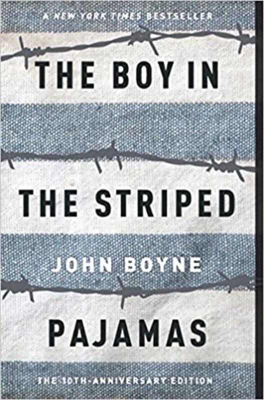 Book cover for "The Boy in the Striped Pyjamas" by John Boyne