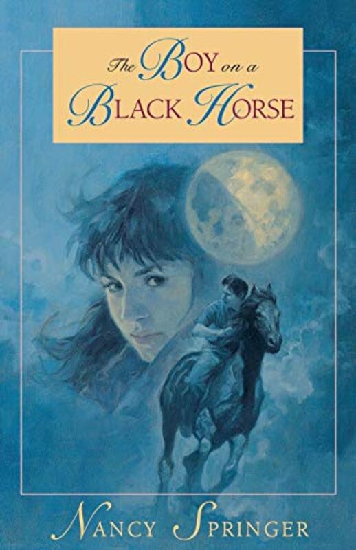 Book cover for "The Boy on a Black Horse" by Nancy Connor Springer