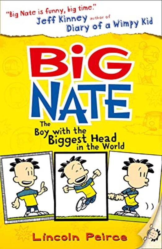 Book cover for "The Boy with the Biggest Head in the World" by Lincoln Peirce