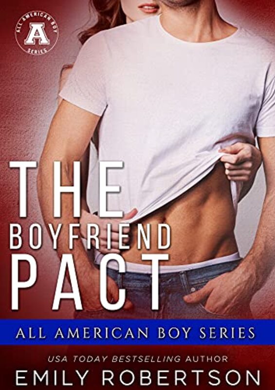 Book cover for "The Boyfriend Pact" by Emily Robertson