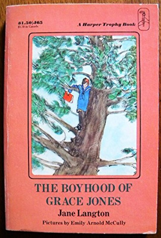Book cover for "The Boyhood of Grace Jones" by Jane Langton