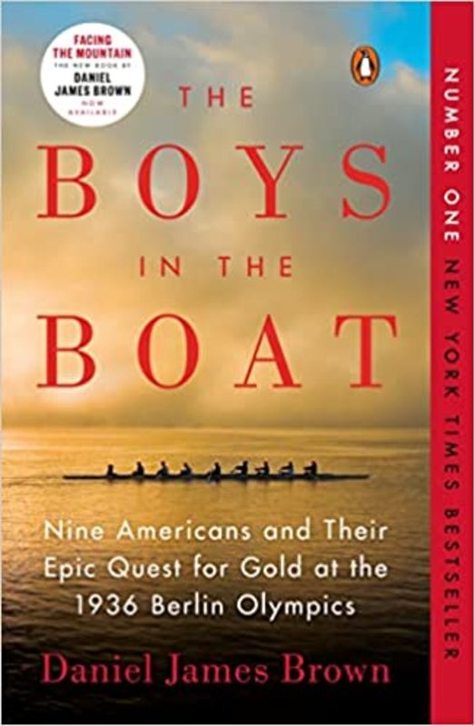 Book cover for "The Boys in the Boat" by Daniel James Brown