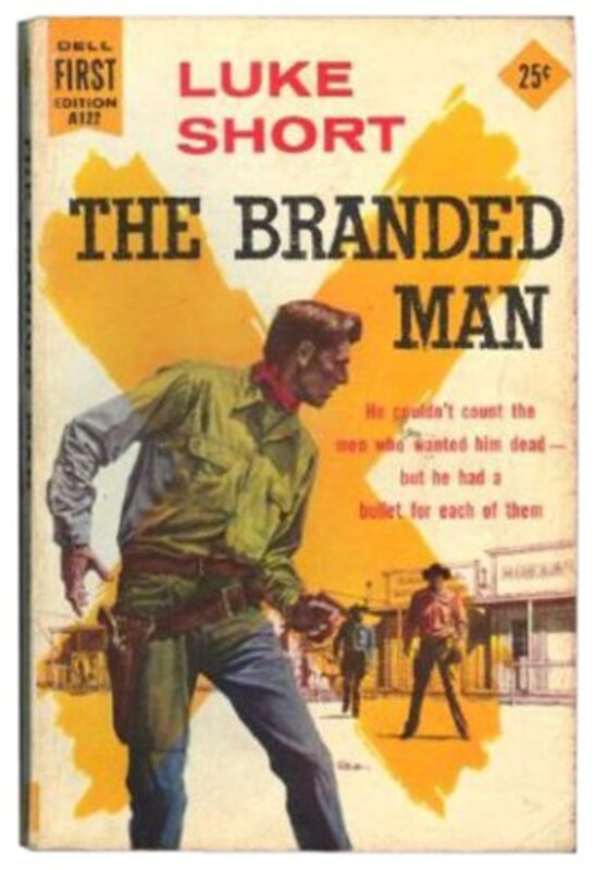 Book cover for "The Branded Man" by Luke Short