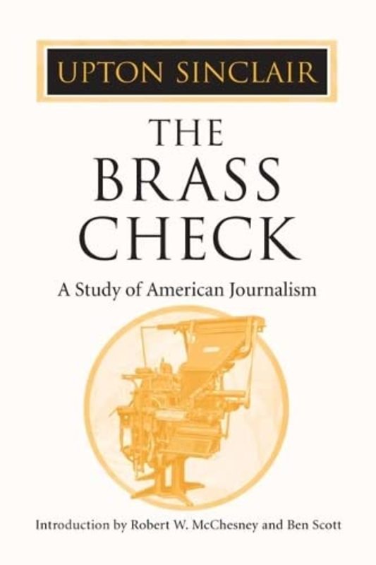 Book cover for "The Brass Check" by Upton Sinclair