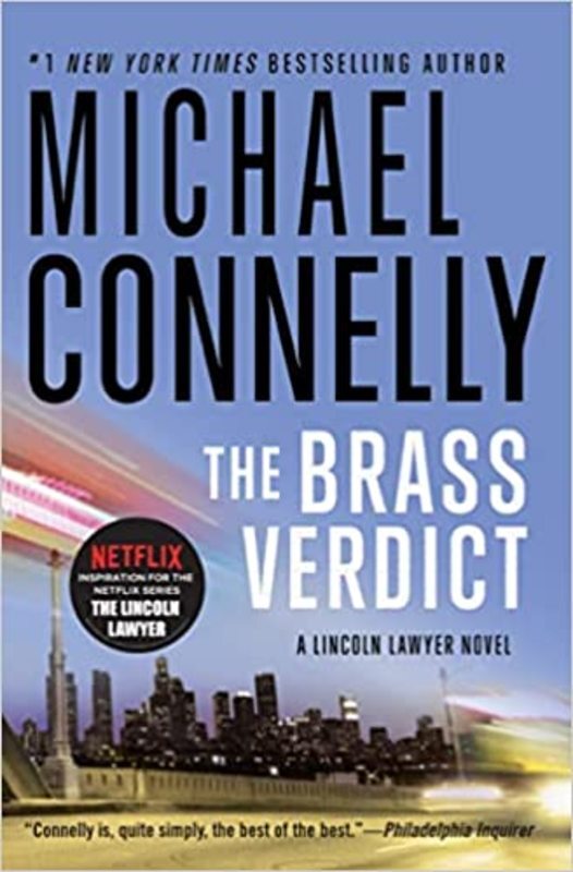 Book cover for "The Brass Verdict" by Michael Connelly