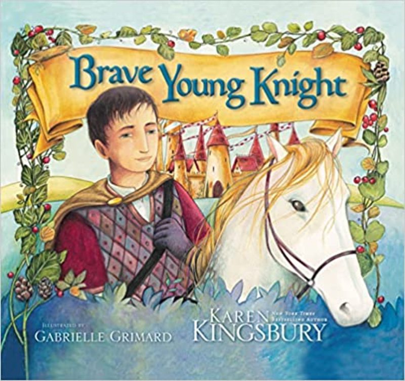 Book cover for "Brave Young Knight" by Karen Kingsbury