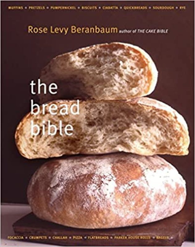 Book cover for "The Bread Bible" by Rose Levy Beranbaum