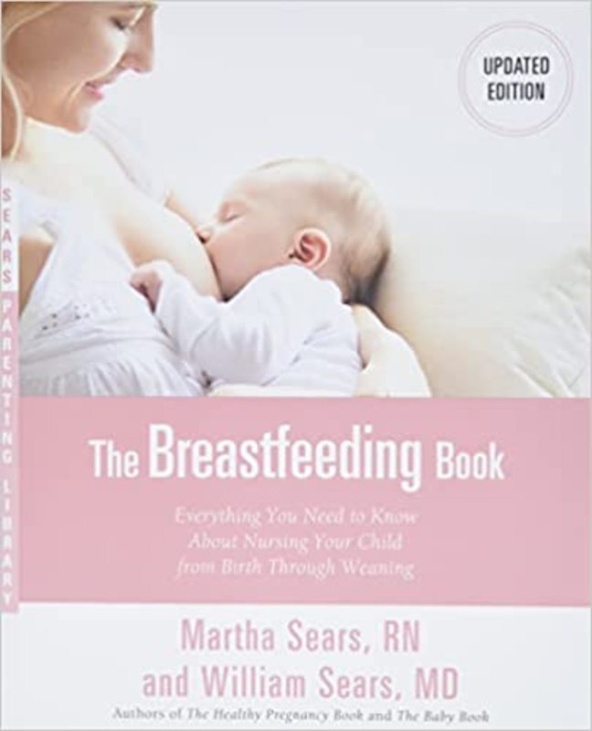 Book cover for "The Breastfeeding Book" by William Sears