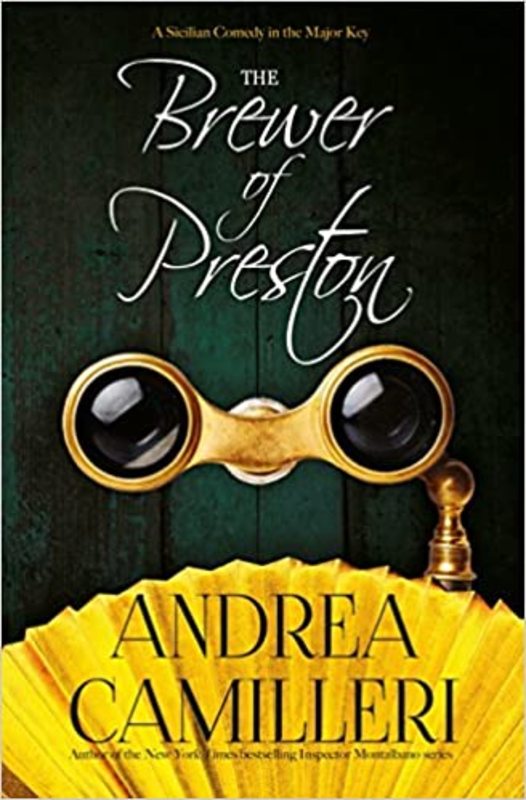 Book cover for "The Brewer of Preston" by Andrea Camilleri