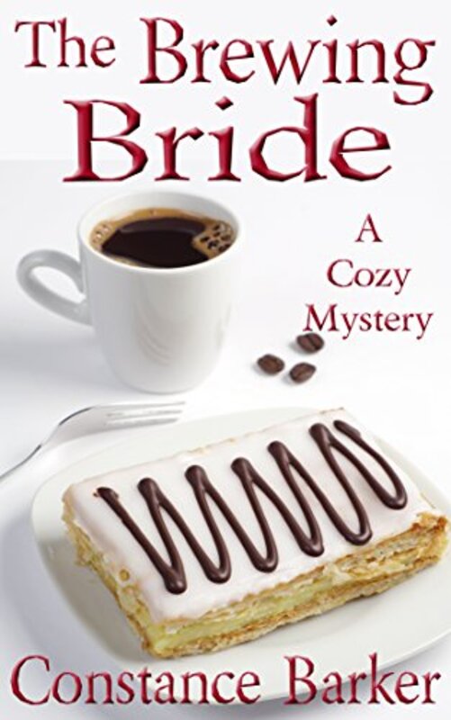 Book cover for "The Brewing Bride" by Constance Barker