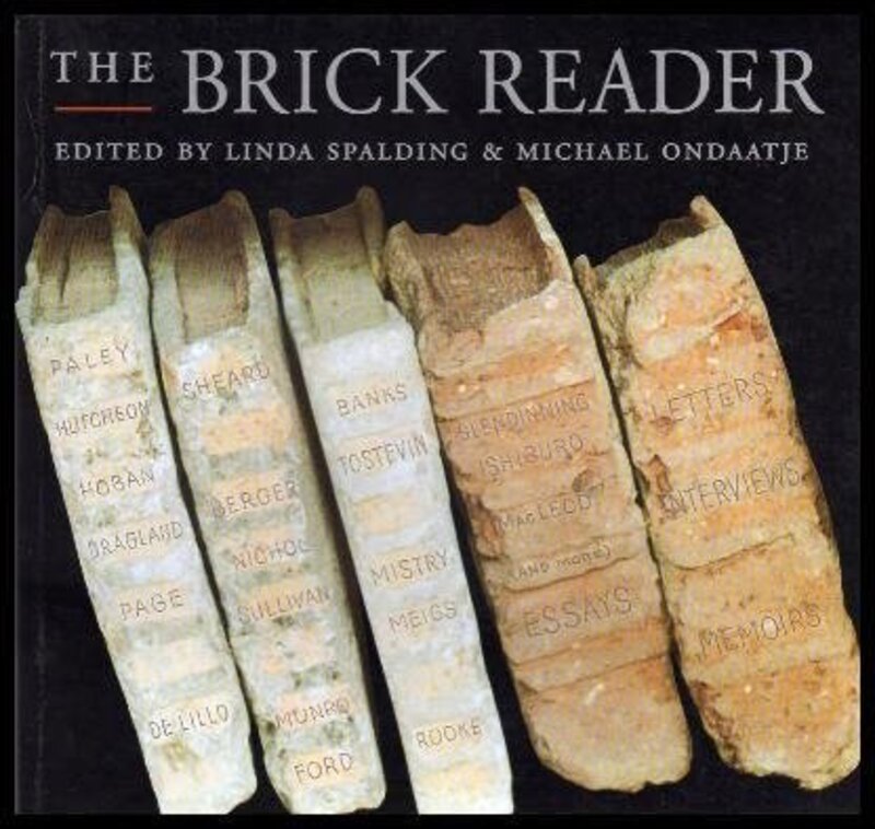 Book cover for "The Brick Reader" by Michael Ondaatje