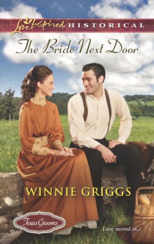 Book cover for "The Bride Next Door" by Winnie Griggs