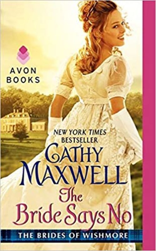 Book cover for "The Bride Says No" by Cathy Maxwell