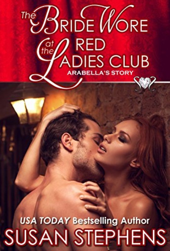 Book cover for "The Bride Wore Red At The Ladies Club" by Susan Stephens