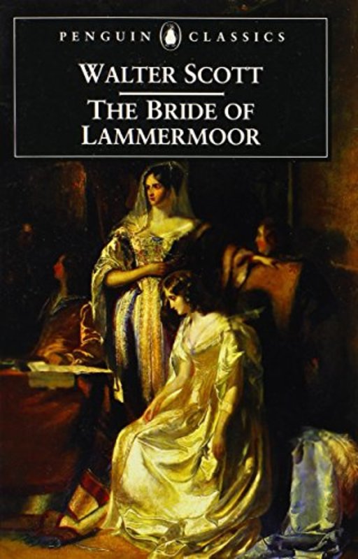Book cover for "The Bride of Lammermoor" by Sir Walter Scott