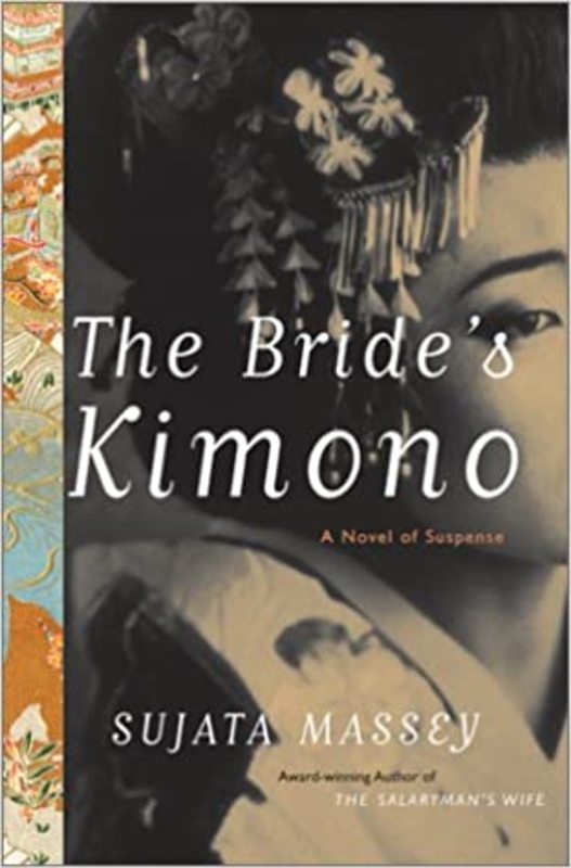 Book cover for "The Bride's Kimono" by Sujata Massey