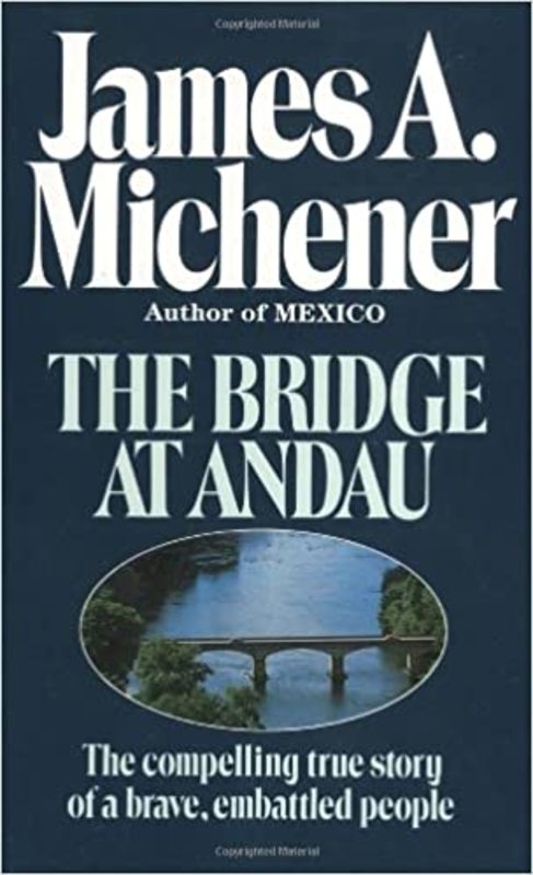 Book cover for "The Bridge at Andau" by James A. Michener