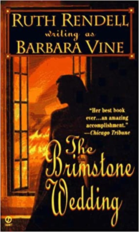 Book cover for "The Brimstone Wedding" by Barbara Vine