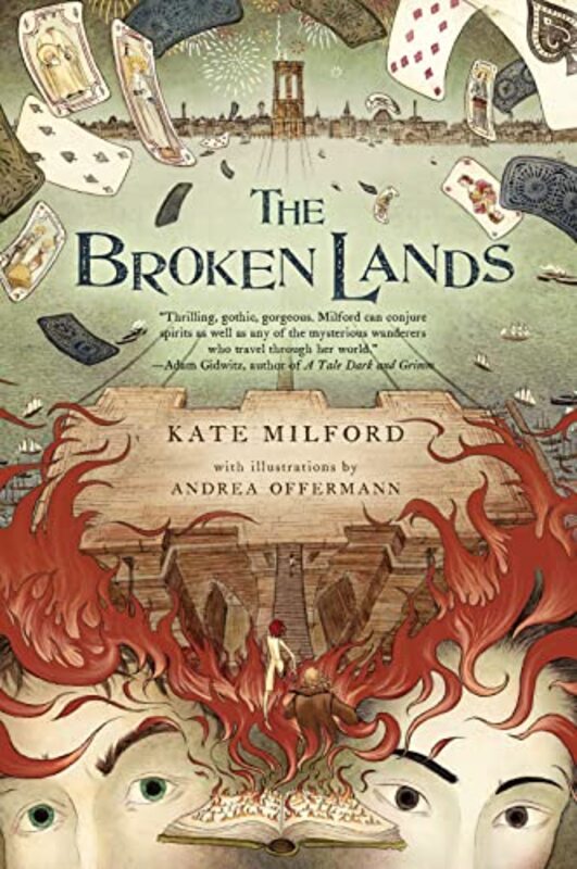 Book cover for "The Broken Lands" by Kate Milford