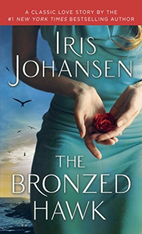 Book cover for "The Bronzed Hawk" by Iris Johansen