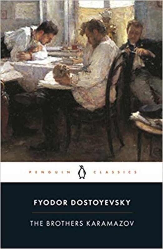 Book cover for "The Brothers Karamazov" by Fyodor Dostoevsky
