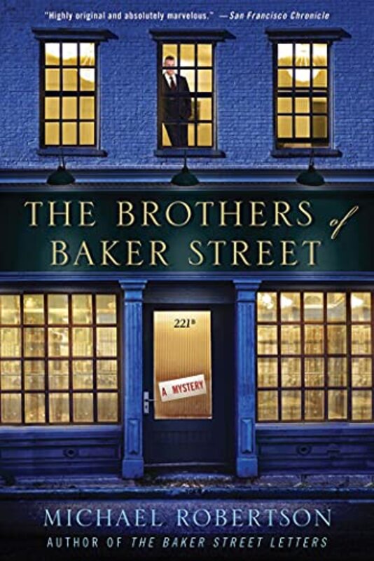 Book cover for "The Brothers of Baker Street" by Michael Robertson